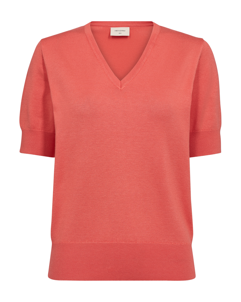 Feinstrick Shirt Katie in Coral