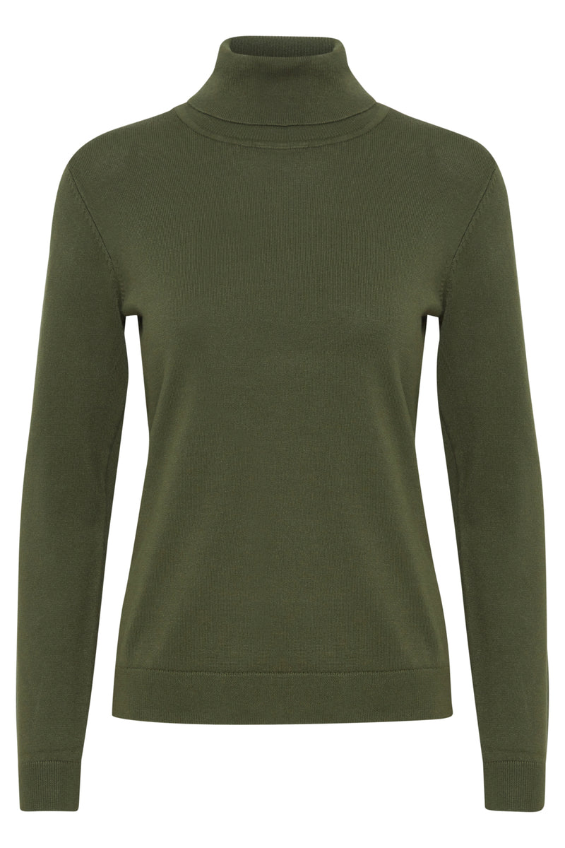 Pullover Blume in Rifle Green