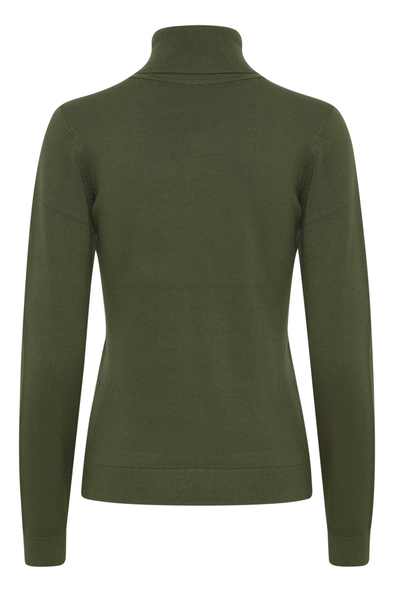 Pullover Blume in Rifle Green