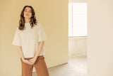 Pullover Camile in Birch Melange