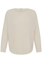 Pullover Eretta in Oatmeal Melange