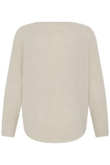 Pullover Eretta in Oatmeal Melange