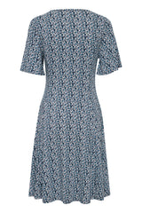 Kleid Dottie in Ditsy Flower Navy