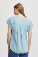 Bluse Hot in Sky Blue