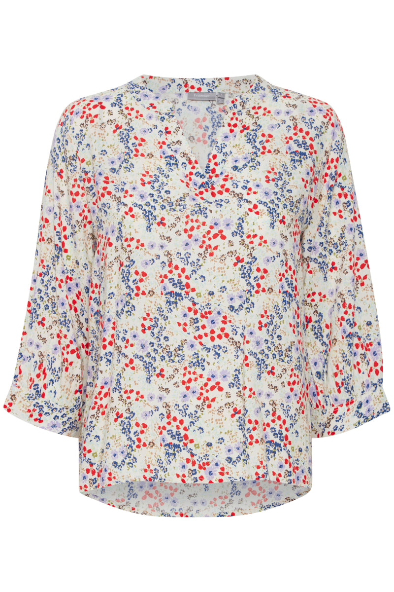 Bluse Flowy in Birch Flower