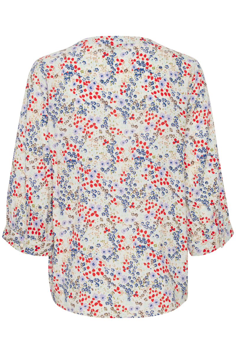 Bluse Flowy in Birch Flower