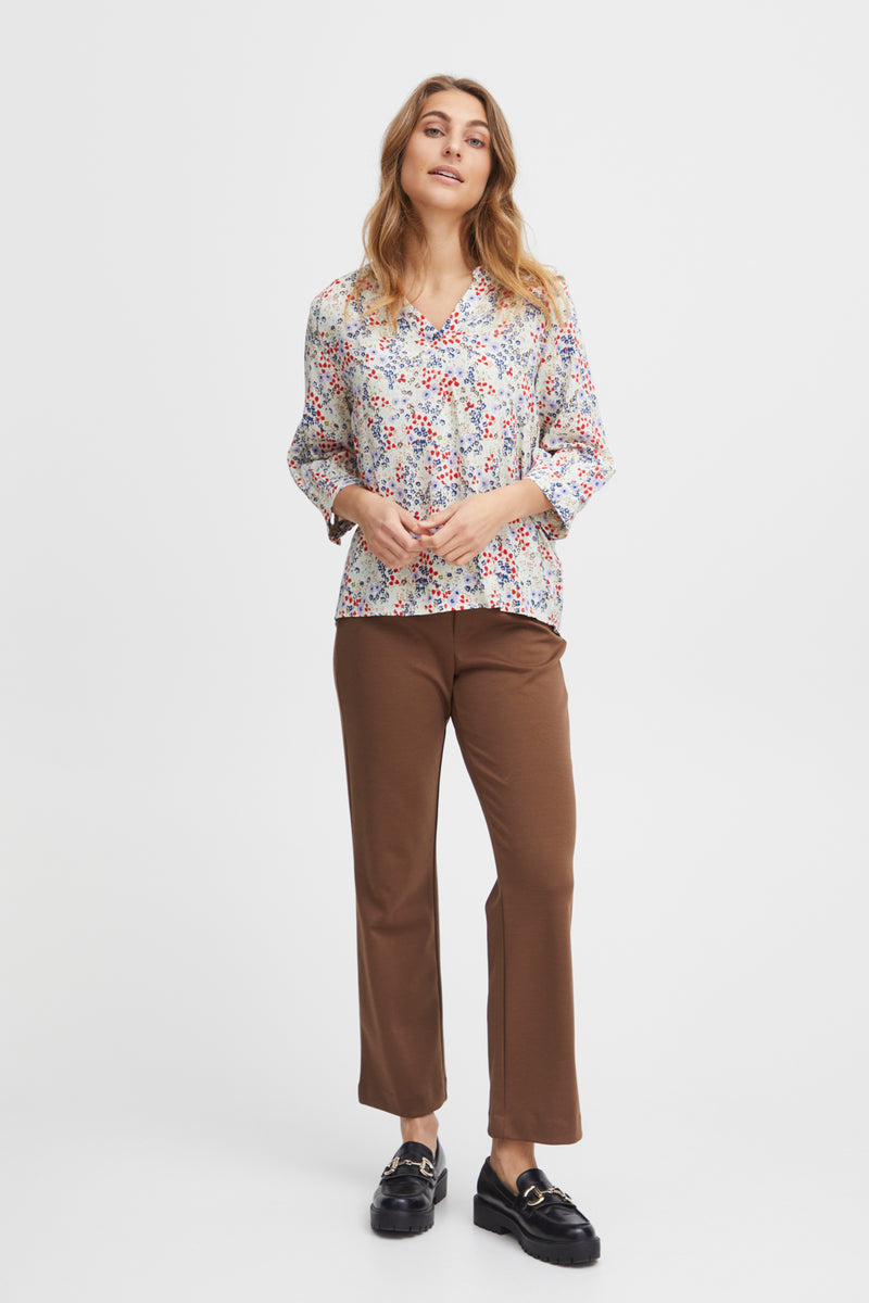 Bluse Flowy in Birch Flower