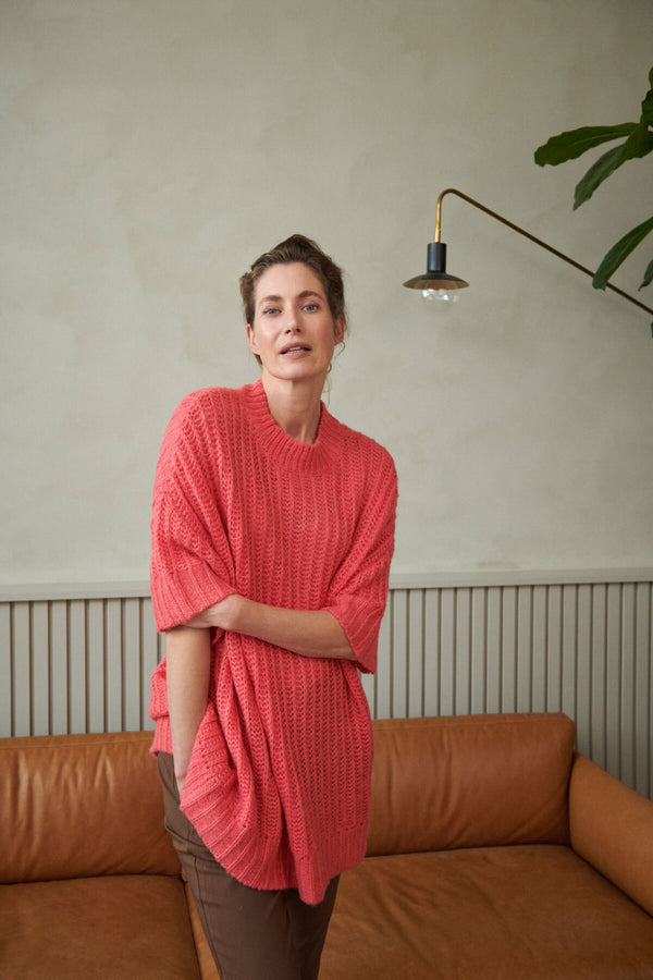 Pullover Ada in Coral Paradise