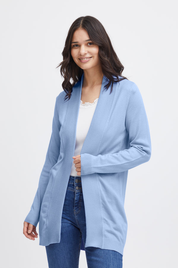 Langer Cardigan Clia in Blau