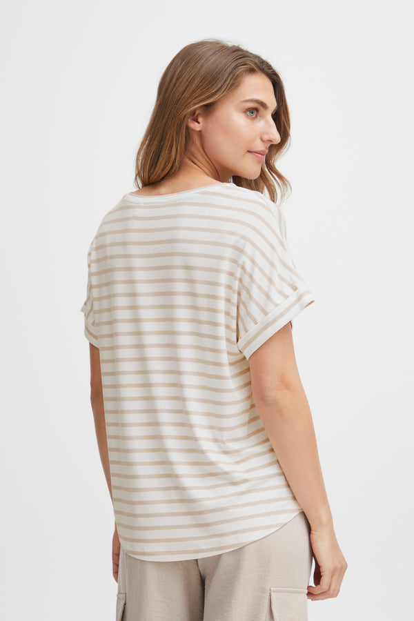 T-Shirt Dea in Oxford Tan Mix