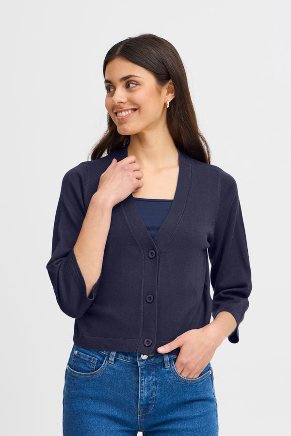 Cardigan Clia in Navy Blazer