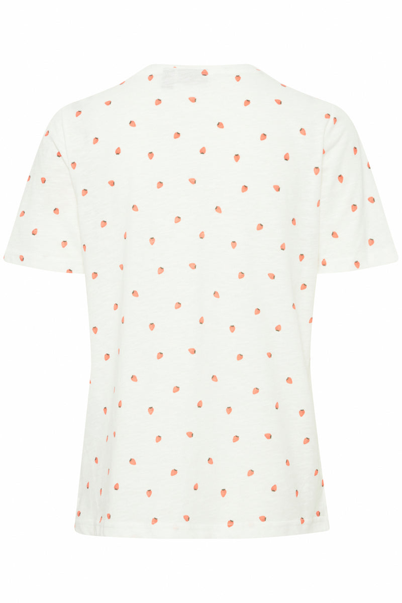 T-Shirt Hazel in Blanc de Blanc Erdbeere