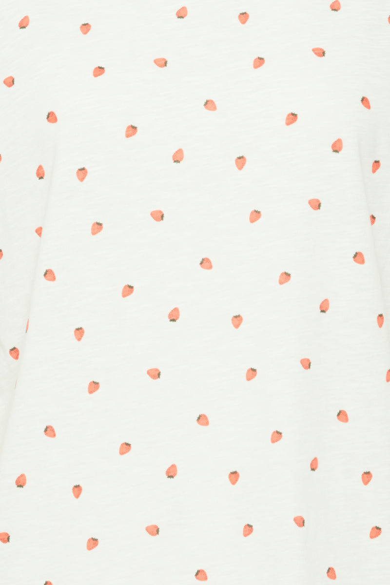 T-Shirt Hazel in Blanc de Blanc Erdbeere