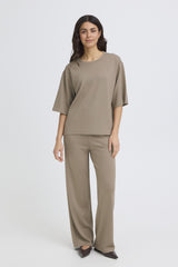 T-Shirt Aurora – Statement Shirt in Braun