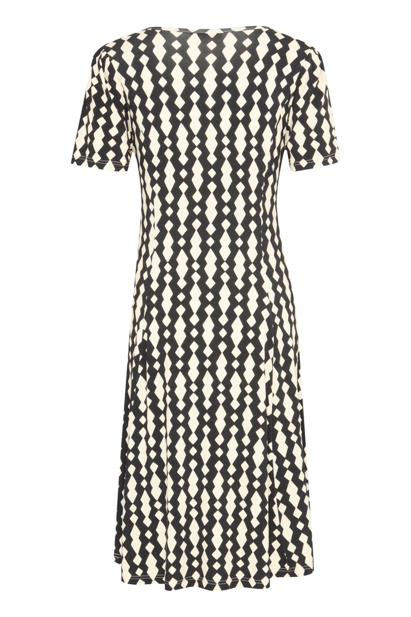 Kleid Dottie – Grafischer Style trifft feminine A-Linie
