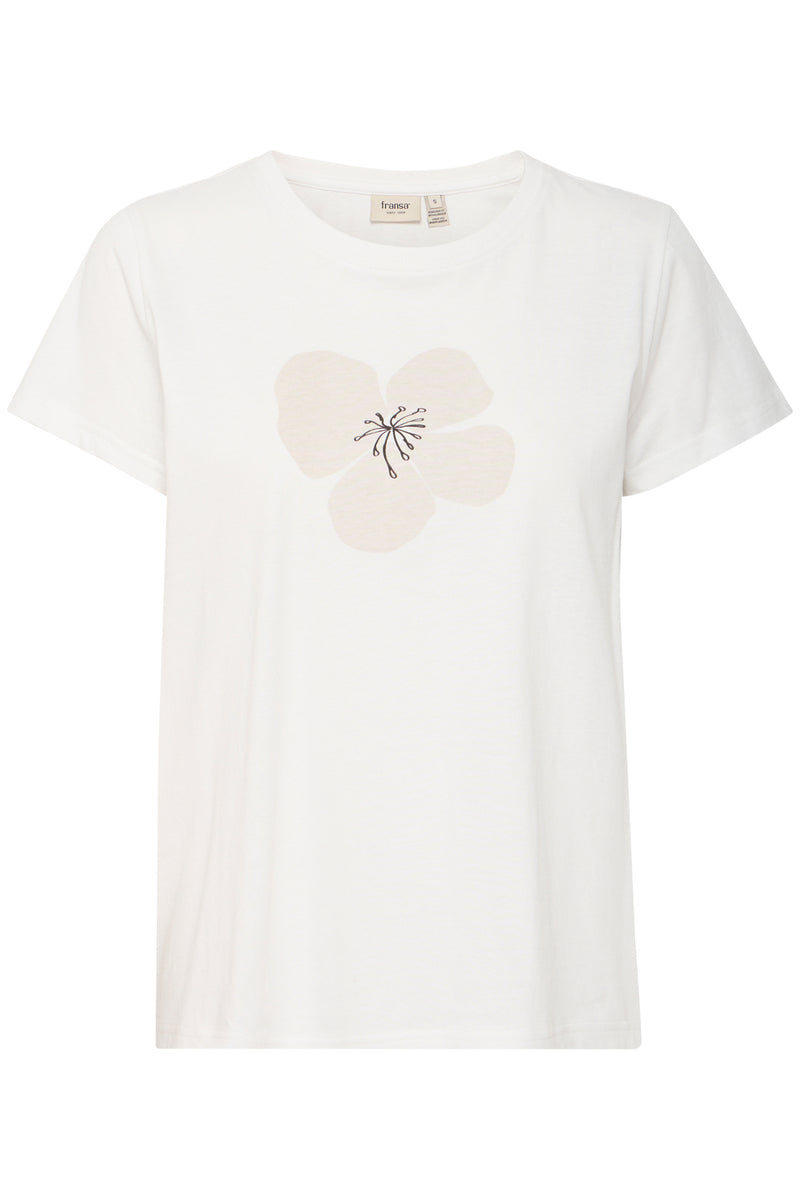 T-Shirt Mayra in Blanc