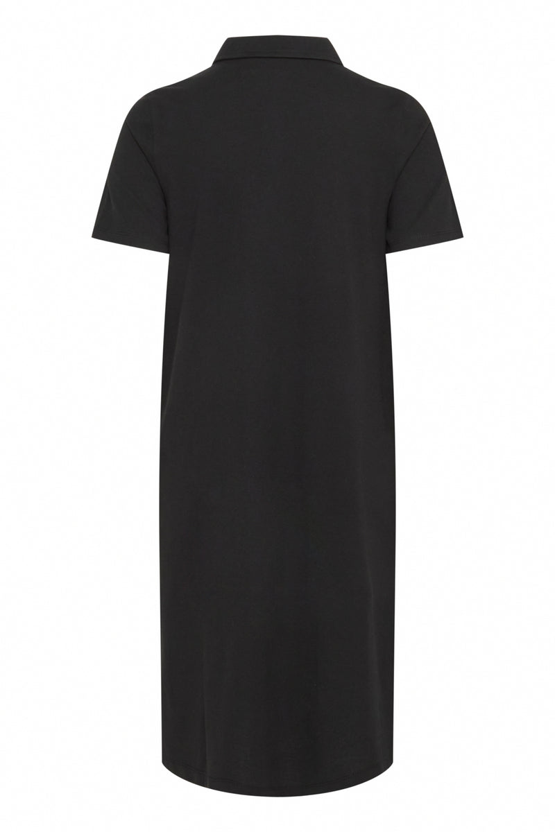 Samma Kleid mit Herz Stickerei in Schwarz
