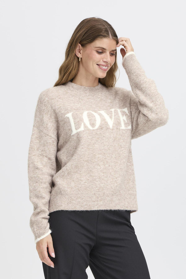 Pullover Florence in Moon Rock