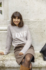 Pullover Florence in Moon Rock