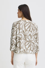 Bluse Adriana gemustert