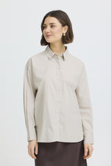 Bluse Zane in Braun