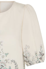 Bluse Adara in SAGE PAISLEY
