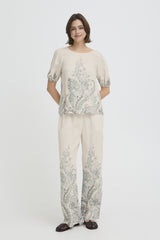 Bluse Adara in SAGE PAISLEY
