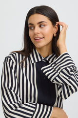 Bluse Alday SH 1 in Salute Whisper White Stripe