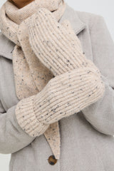 Handschuhe Nanna Mittens 1 in String Melange