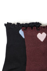 Socken Ducia 1 Sock 2-Pack in Rumraisin/Salute