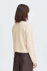 Cardigan Kendra in Oatmeal Melange