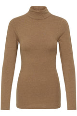 Pullover Pamila Roll Neck in Tiger's Eye Melange
