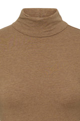 Pullover Pamila Roll Neck in Tiger's Eye Melange