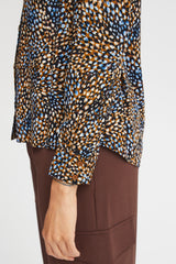 Bluse Josa Puff in Monk´s Robe