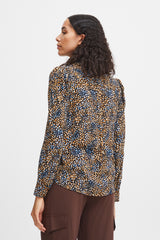 Bluse Josa Puff in Monk´s Robe