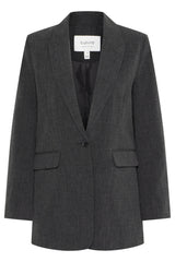 Blazer Danta in Black Melange