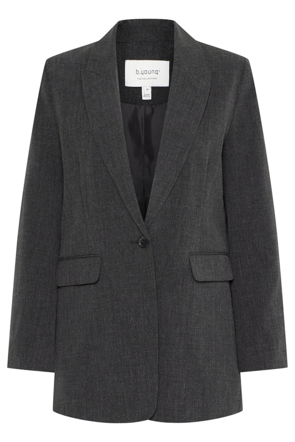 Blazer Danta in Black Melange