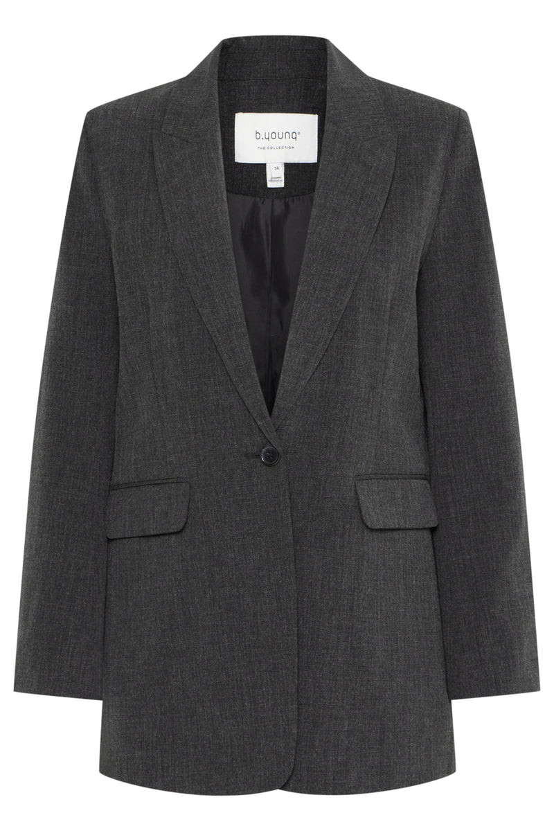 Blazer Danta in Black Melange