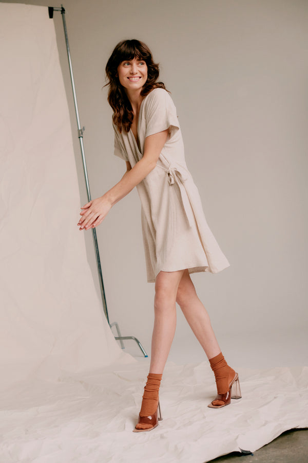 Kleid Johanna in Nature Linen