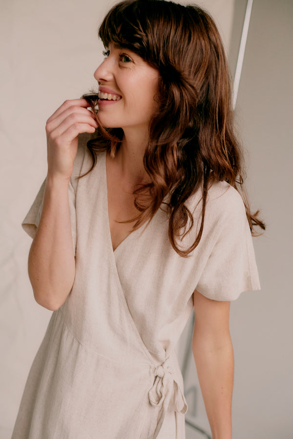 Kleid Johanna in Nature Linen
