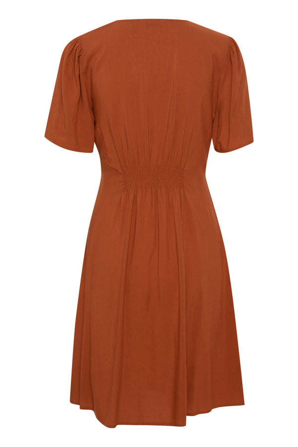 Kleid Josa V- Neck in Picante