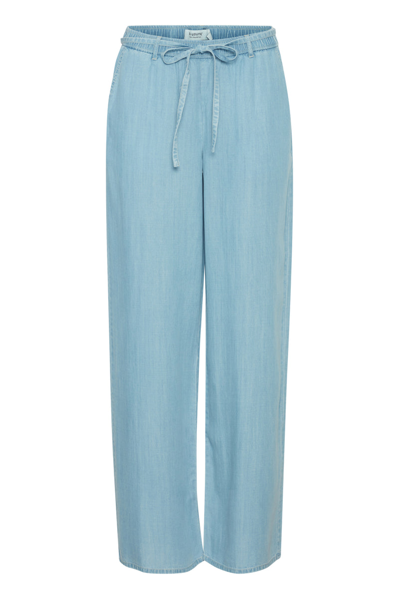 Hose Lana Heavy Woven in Light Blue Denim