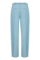Hose Lana Heavy Woven in Light Blue Denim