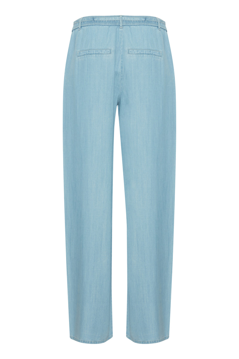 Hose Lana Heavy Woven in Light Blue Denim