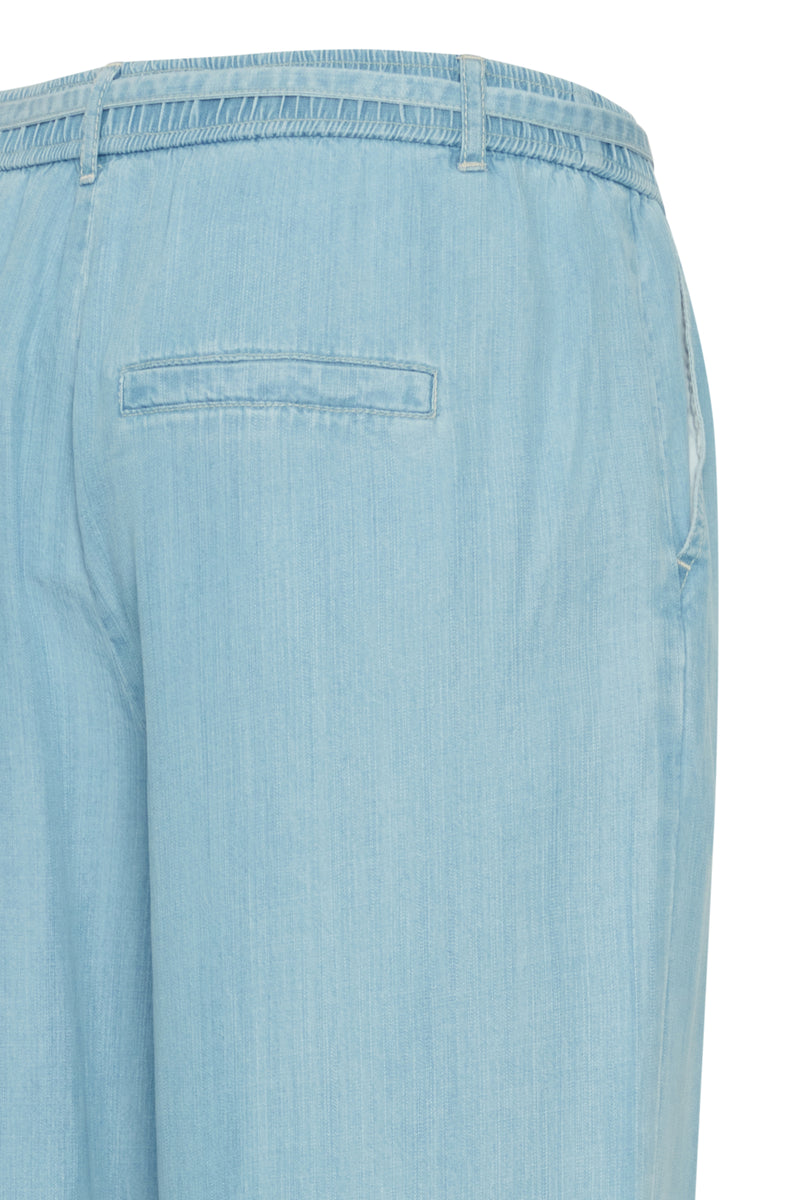 Hose Lana Heavy Woven in Light Blue Denim