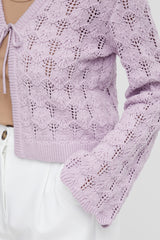 Cardigan Najo in Orchid Bloom
