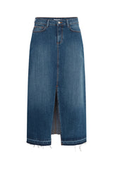 Rock Komma in Mid Blue Denim