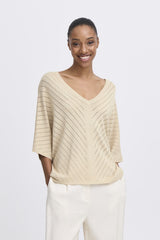 Fledermaus Pullover – Mobbe in Frosted Almond