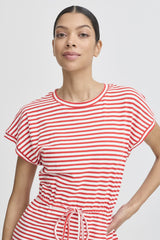 Pandinna Jersey Kleid – Sommerleicht, maritim & charmant gestreift