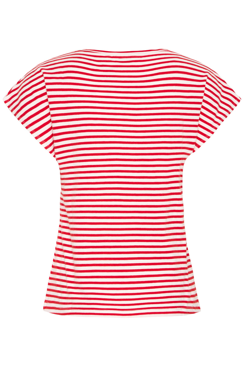 Pandinnea V-Neck T-Shirt – Feminin & Frisch mit maritimer Note